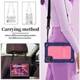 thumbnail image 6 of Hoibon For Digiland DL 1050 / Digiland S10 Tablet 10.1 inch MEIZE D115 KADYBE D115 Case&Shoulder Strap Kickstand Cover for ANTEMPER D106/TOOTON K110 K118/Relndoo YOBANSE T618 10.1" Tablet (NavyPink), 6 of 6