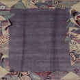 thumbnail image 1 of Ahgly Company Machine Washable Indoor Square Abstract Rose Dust Purple Area Rugs, 6' Square, 1 of 7