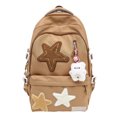 thumbnail image 1 of Mochila para Laptop Vintage Mujeres Grandes Capacidad Ajustable Correa Apliques Niñas Diaria, 1 of 9