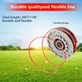thumbnail image 2 of Queilt 4 replacement spools for 1.5 mm brush cutters, 2 of 5