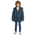 thumbnail image 2 of WenVen Boy's Winter Coat Warm Puffer Jacket Waterproof Fleece Lined Jacket Gray 10/12, 2 of 11