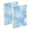 Delicate Snowflakes Patter, variant on Wirebound Notebook Hardcover Spiral Notebooks Blue and White Snowflake, 60 Pages, 80 GSM, 5.7 x 8.3in