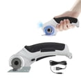 thumbnail image 1 of HLONK Off Promotions! Cardboard Cutter Scissors Cordless Fabric Cutter Handheld Portable Rechargeable Carpet Cutter 240 Cardboard Cutter Scissors for Cutting Fabric Carpet Leather Electri, 1 of 7