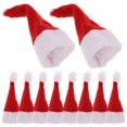 thumbnail image 2 of 10 fundas para botellas de vino con forma de sombrero navideño, ideales para cava, prosecco y vino espumoso., 2 of 7