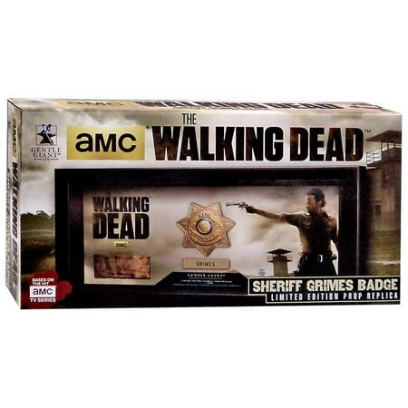 The Walking Dead AMC TV Rick Grimes Badge Prop Replica