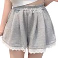 thumbnail image 2 of Xuyuer Womens Slip Shorts Lace Trim Pettipants Bloomers Split Skirt Culottes Half Slips Under Dresses Shorts for Women, 2 of 4