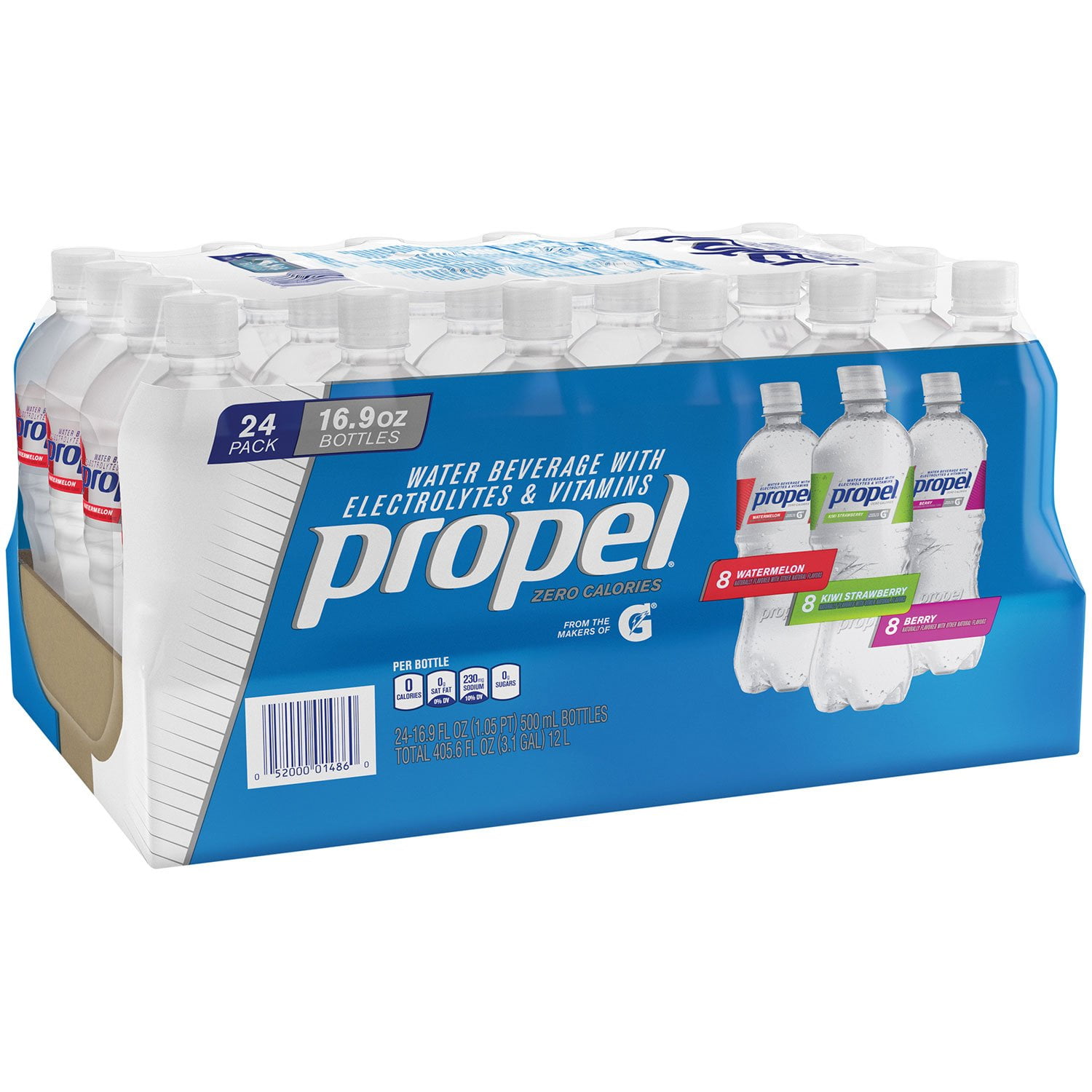 Propel Zero Water Variety Pack (16.9 Ounce, 24 Count)