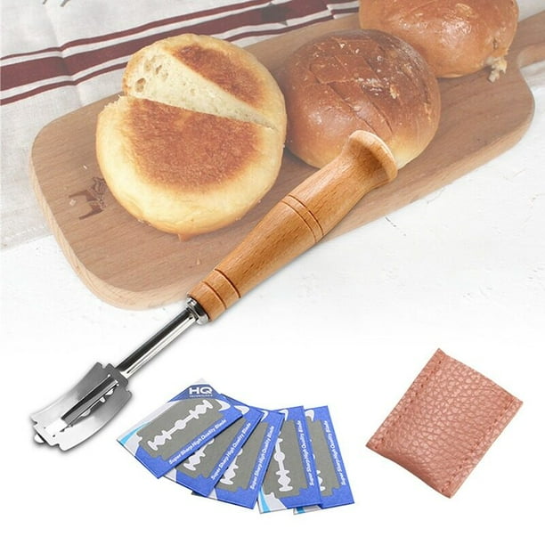 New Bread Bakers Cutter Slashing Tool Lame Dough Scoring Blade Tools