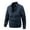 Blue, variant on JTieacloth Men's Warm Fleece Jacket Men Solid Color Stand Up Collar Zipper Cardigan Jacket Casual Business Fashionable Comfortable Jacket Black