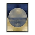 thumbnail image 2 of Stupell Industries Blue Gold Abstract Distressed Circle Shapes,16 x 20,Designed by Justin Thompson, 2 of 5
