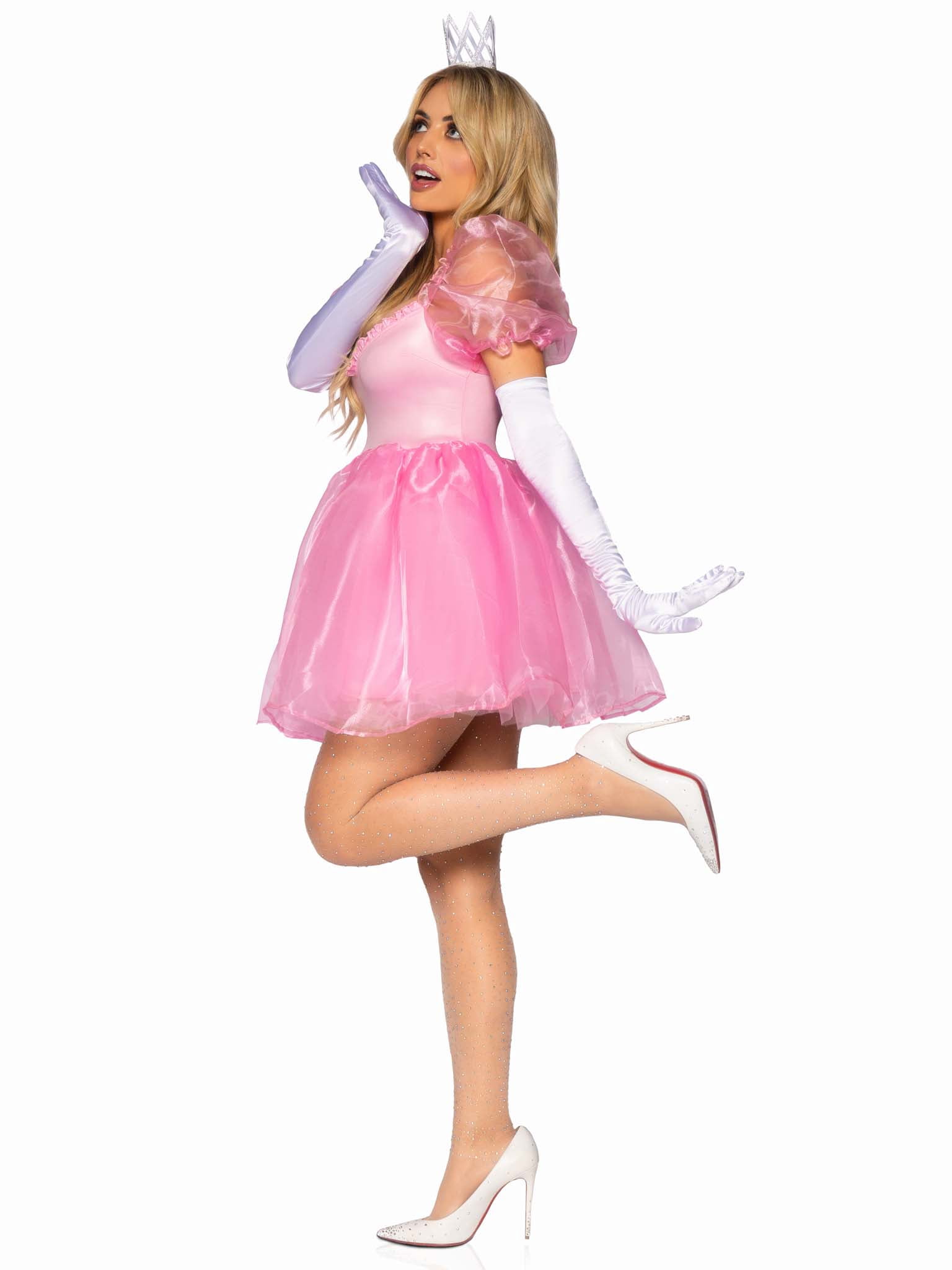 Leg Avenue Women's Frosted Organza Babydoll Dress Costume