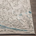 thumbnail image 5 of Surya Tibetan TBT-2326 108x148" Rectangle Fabric Rug in Teal Blue/Charcoal, 5 of 7