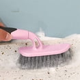 thumbnail image 2 of THHEIC Floor Scrub Brush with Short Handle, Stiff Bristles Deck Brush for Bathroom, Patio, Garage, Kitchen and Tile Cleaning, 2 of 3