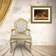 thumbnail image 3 of Preyer, Emilie 32x25 Gold Ornate Wood Framed with Double Matting Museum Art Print Titled - Still life with summer fruits and champagne, 3 of 4
