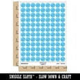 thumbnail image 2 of Australian Shepherd Dog Aussie Outline 200+ Round Stickers - Light Blue - Gloss Finish - 0.50" Size, 2 of 3