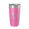 thumbnail image 1 of Lake Pineda Map Tumbler Travel Mug Insulated Laser Engraved Coffee Cup Hot Springs Village Arkansas 20 oz Pink, 1 of 1