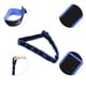 thumbnail image 5 of Banda de estiramiento de yoga Unique Bargains con 8 lazos para un estiramiento efectivo, color azul, 5 of 7