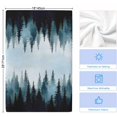 thumbnail image 5 of Forest Turquoise Kitchen Towels Set of 4, Retro Trees Silhouette Landscape Soft Microfiber Dish Towels, Absorbent Quick-Dry Washable Dishcloths for Kitchen Cleaning, Drying Dishes, 18x28 Inches, 5 of 9