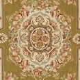 thumbnail image 3 of SAFAVIEH Savonnerie Alden Floral Bordered Wool Area Rug, Brown/Ivory, 5' x 8', 3 of 4