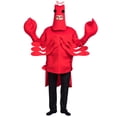 thumbnail image 1 of Gupgi Costume de Crabe Lobster pour Adulte, Tenue d'Animal d'Halloween pour Femmes et Hommes, Nouveauté, Hauts de Cosplay de Crabe Lobster Rouges, Taille Unique, 1 of 3