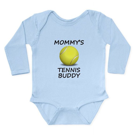 CafePress - Mommys Tennis Buddy Body Suit - Long Sleeve Infant Bodysuit