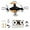 Black, variant on All-Ages Mini Drone with Easy Stunt Flights & 360° Tricks - Perfect Beginner-Friendly Flyer, Small Indoor 4-Axis Quadcopter with LED Lights, One-Touch Takeoff Control & Aerobatic Flip Toy (Black)