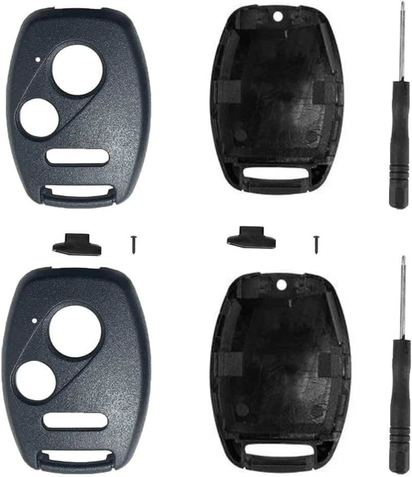 2x Grey Replacement Key Fob Shell Case For Honda Van Remote – No Programming Needed – OUCG8D-440H-A Style