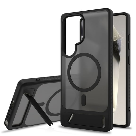 for Samsung Galaxy S24 Ultra Case,with Invisible Kickstand,[Compatible with Magsafe],Drop Protection Shockproof Slim Protection Case