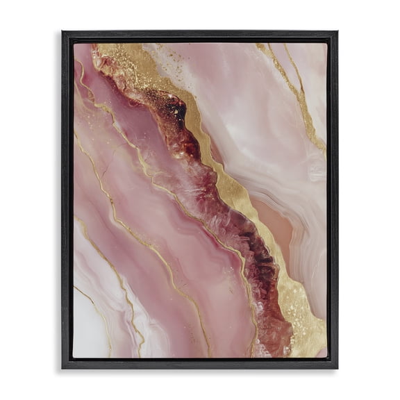 Stupell Industries Art Deco Celestial Cross Section Black Floating Frame Canvas Art, 17 x 21, by Svetlana Aleynikova