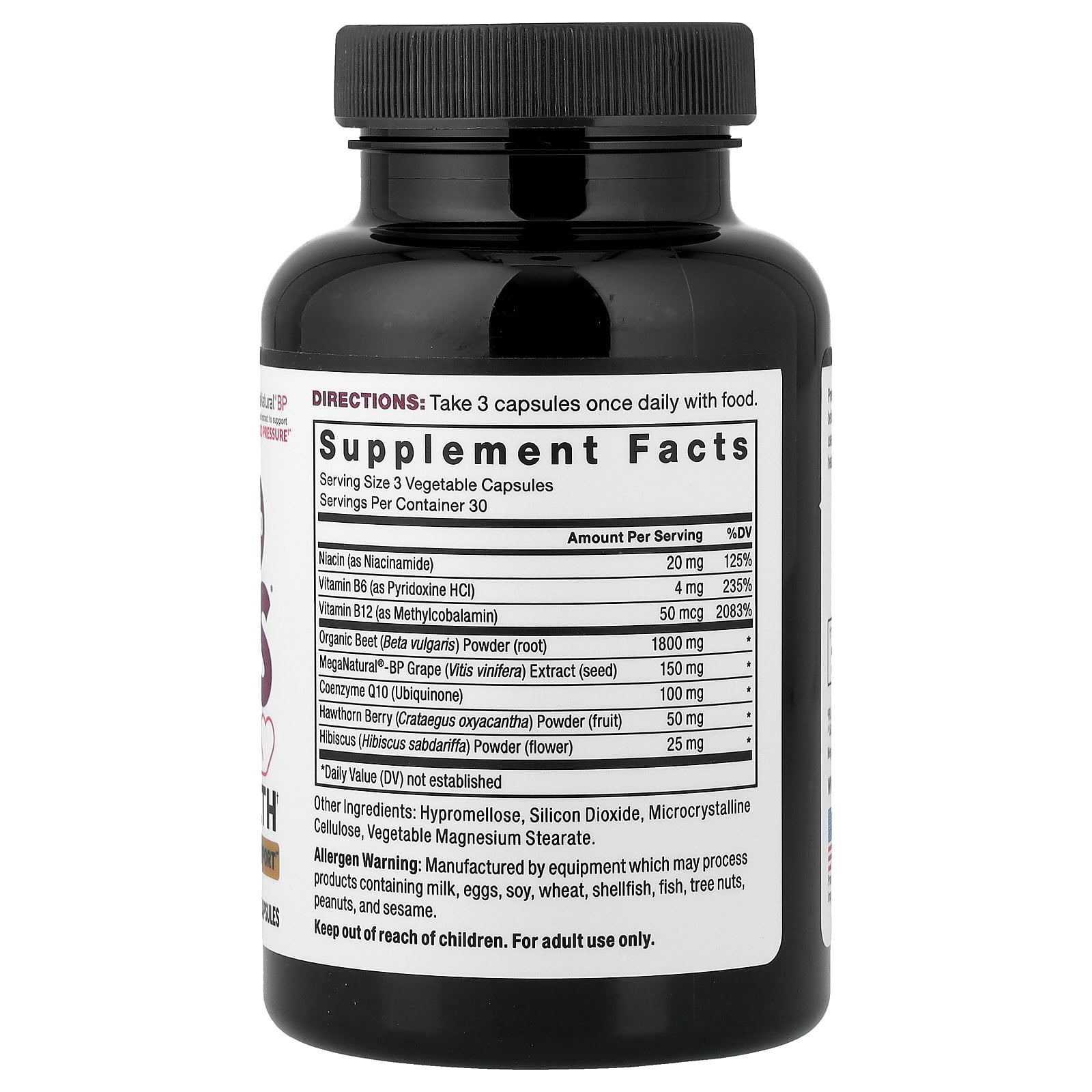 Force Factor Total Beets®, Ultimate Heart Health, 90 Capsules