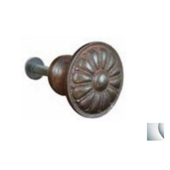 John Wright 88-763 Sun Burst Knob 32mm Chrome Finish