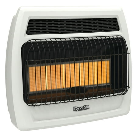 Dyna-Glo IRSS30NGT-2N 30,000 BTU Natural Gas Infrared Vent Free Thermostatic Wall (Best Gas Log Heater Reviews)