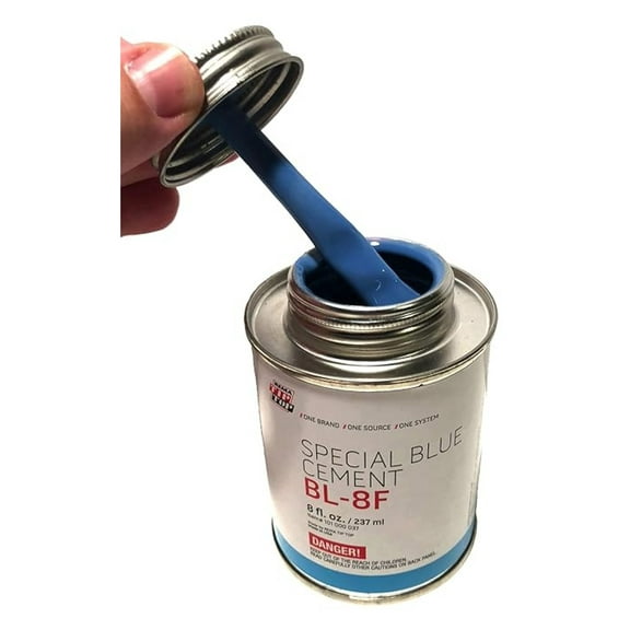 Special Blue Cement BL-8F - 8oz Tire Repair Vulcanizing Glue, Fast Drying Rubber Bonding Adhesive for Radial & Bias-Ply, Professional Grade
