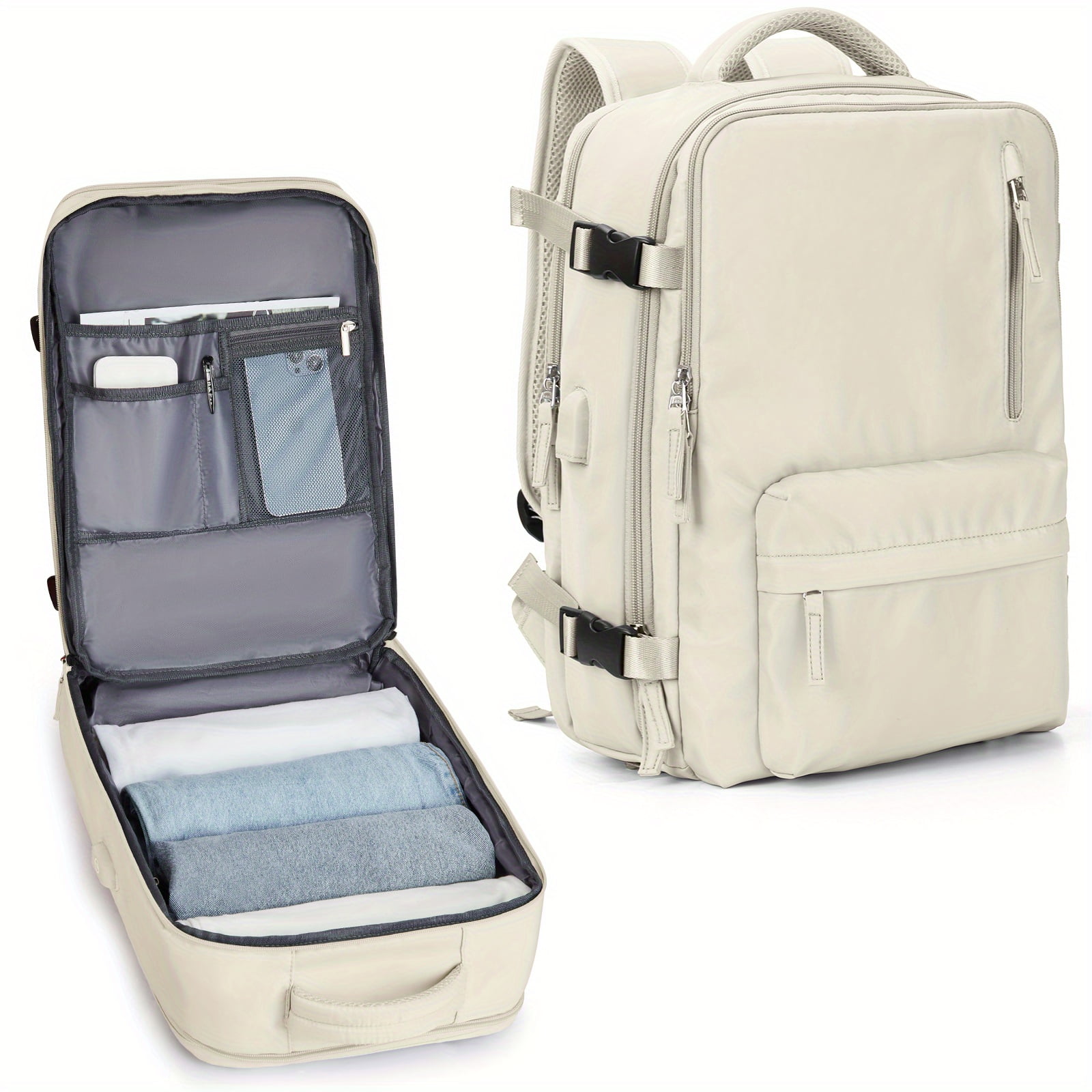 Large Travel Backpack Carry On Backpack Hiking Wonhox Laptop Backpack Waterproof Outdoor Sports
