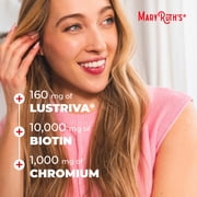 MaryRuths Liquid Multivitamin + Hair Growth Clinically Tested Lustriva Biotin 10000mcg, Adults Ages 18+, 30 fl oz
