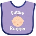 thumbnail image 3 of Inktastic Future Runner Boys or Girls Baby Bib, 3 of 4