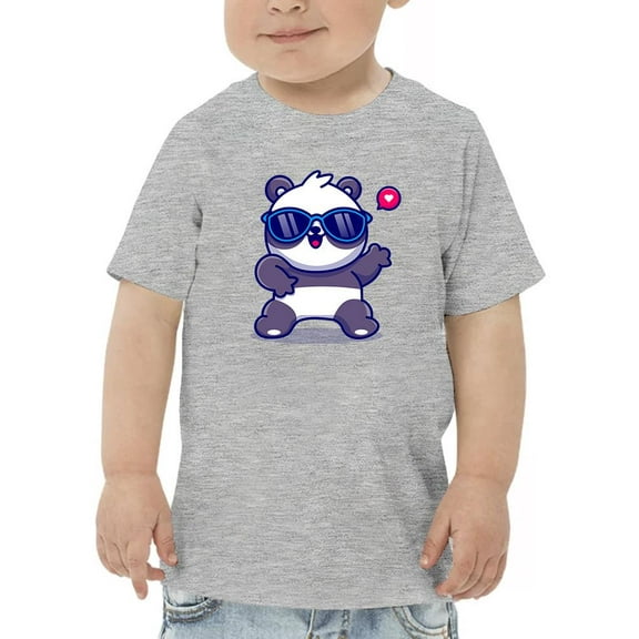 Cool Panda W Sunglasses T-Shirt Toddler -Image by Shutterstock,  4 Toddler
