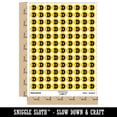 thumbnail image 2 of Letter D Uppercase Fun Bold Font 200+ Round Stickers - Yellow - Matte Finish - 0.50" Size, 2 of 3