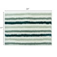 thumbnail image 3 of Mainstays Kids Dino Collection Green Stripe Non-Slip Bath Mat, 17" x 24", 3 of 5
