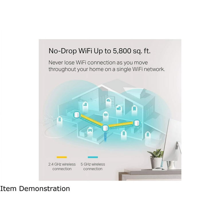 TP-Link Deco X20 WiFi 6 Mesh System (3-Pack) - 802.11ax