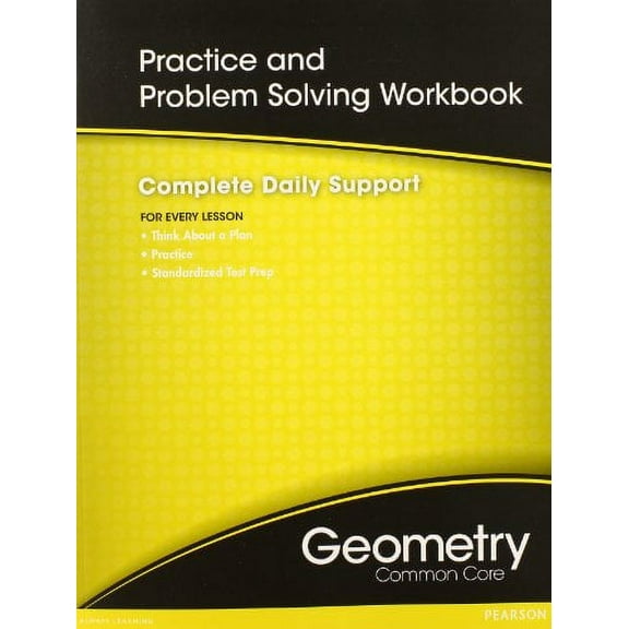 HIGH SCHOOL MATH COMMON-CORE GEOMETRY PRACTICE/PROBLEM SOLVING WORKBOOK GRADE 9/10