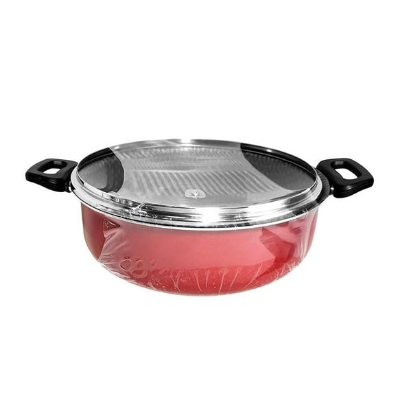 Cacerola Ekco Classic 24 cm con Tapa Roja