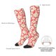 thumbnail image 4 of Fotbe Beige Flowers Calcetas Divertidas Estampadas para Hombre y Mujer, Calcetas de Algodón hasta la Rodilla para Caminar, Correr, Enfermería y Embarazo, 4 of 6