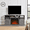 Grey, variant on Dovelina Modern Farmhouse TV Stand with 23" Fireplace, For TVs Up to 65", Brown