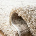 thumbnail image 5 of SAFAVIEH Hudson Shag Jackson Trellis Area Rug, Ivory/Beige, 4' x 6', 5 of 8