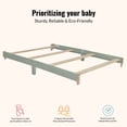 thumbnail image 2 of Dream On Me Universal Bed Rail, Meadow Green, 2 of 5