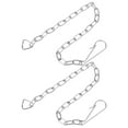 thumbnail image 2 of MOVTOTOP Stainless Steel Toilet Flapper Chain Replacement Kit with Silver Color for DIY Easily Installs 2 Pieces, 2 of 8