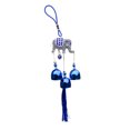 thumbnail image 2 of ¡Descuentos Únicos!, Campanas de viento de ojos azules, adornos de campanas de viento de metal, adornos de campana con borlas, decoración para árbol de Navidad Akmoler, 2 of 7
