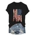 thumbnail image 3 of Tittly American Flag Tank Top Women V Neck Tank Tops For Women Patriotic Shirts Memorial Day Tank Top Women Women 4th Of July Shirts Black L, 3 of 8