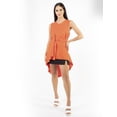 thumbnail image 5 of Maxi blusa asimétrica de lino AMAD Casual para mujer Talla M, 5 of 5